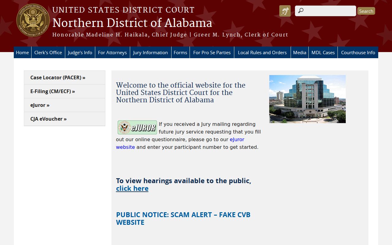 Marion County criminal history Northern District federal court